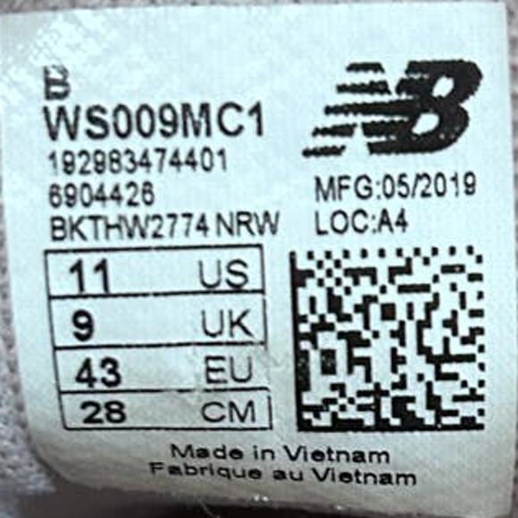 New Balance - 009 Lightweight - Running Shoes - Gray - Women's - 11 - WS009MC1 - Picture 9 of 9